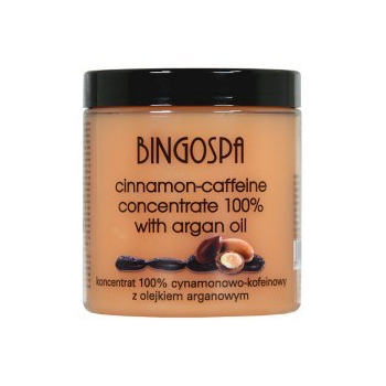 BINGOSPA Koncentrat 100% cynamonowo-kofeinowy z olejkiem arganowym   250g !